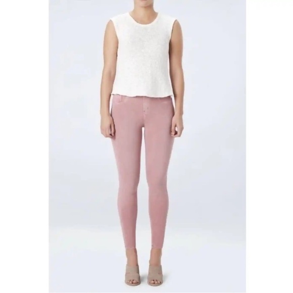 SPANX Ankle Jean-ish Pants in Rose Blush - Picture 2 of 8